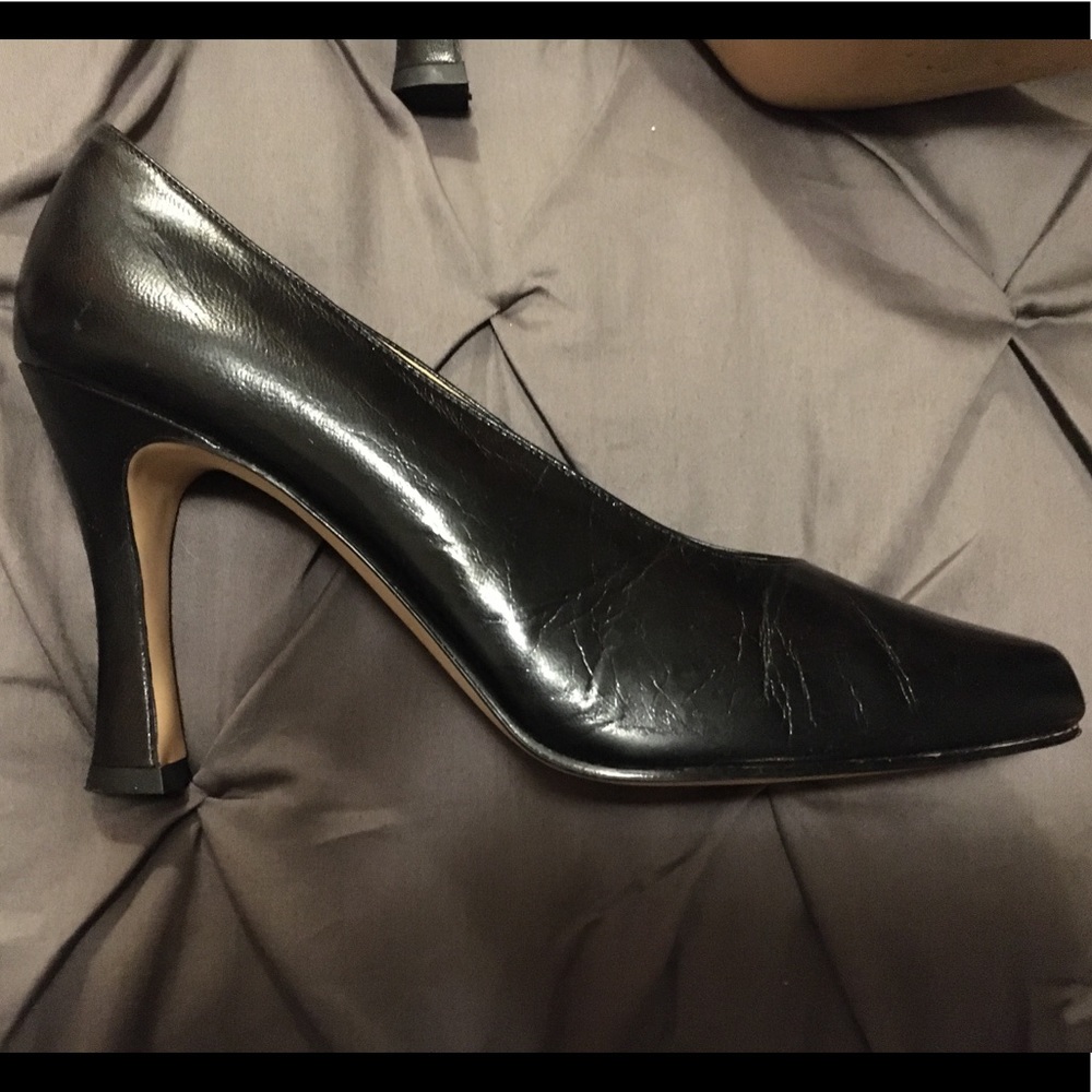 Vintage Moda Espana Black Leather shoes.